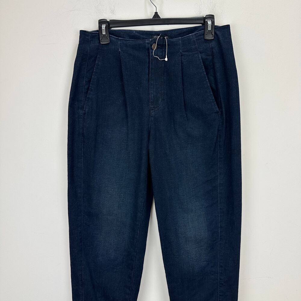 NEW Eileen Fisher Mineral Wash Organic Denim Pant Jeans Barrel Tapered US 6 - Picture 6 of 8
